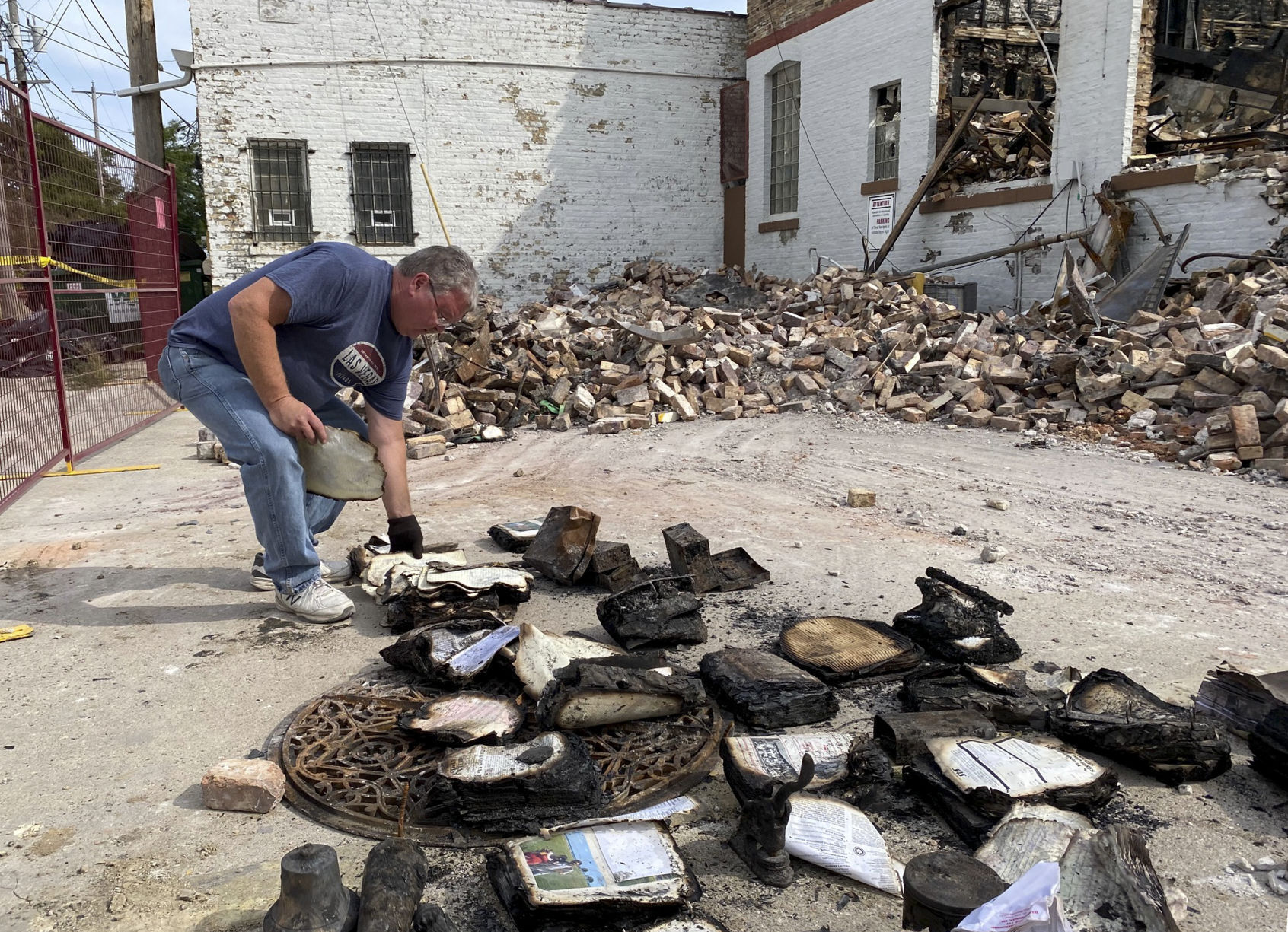 Sifting through the rubble